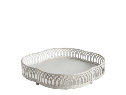 KOVOVÝ PODNOS 28CM MATHILDE-M (MDODPLPL0005B)