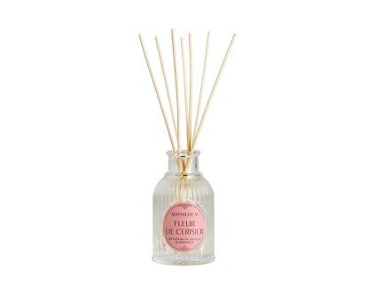 PRIESTOROVÝ DIFUZER PALIČKOVÝ 90ML FLEUR DE CERISIER MATHILDE-M  (DIIGNFCE)