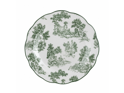 PORCELÁNOVÝ TANIER ZELENÝ BLANC MARICLO (A41222A)